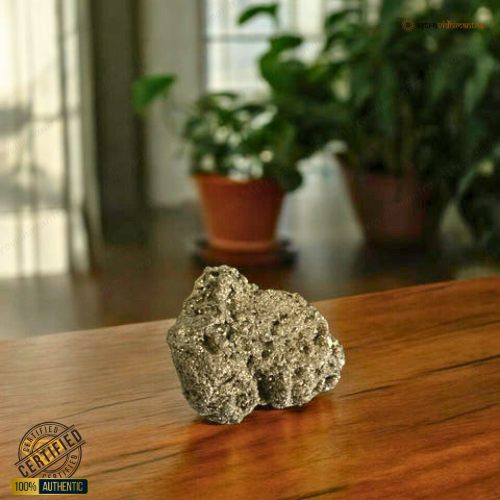 Raw Pyrite Geode Stone