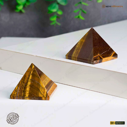 Tiger Eye Pyramid – Enhance Focus, Protection & Positive Energy