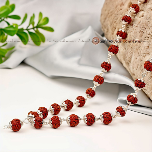 925 Silver Rudraksha Mala