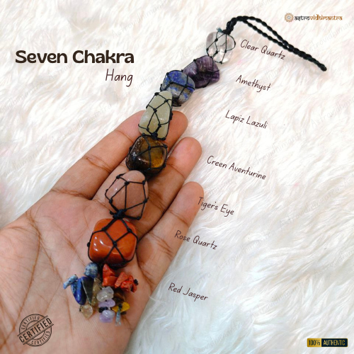 Seven Chakra - Tumble Stone Hangs