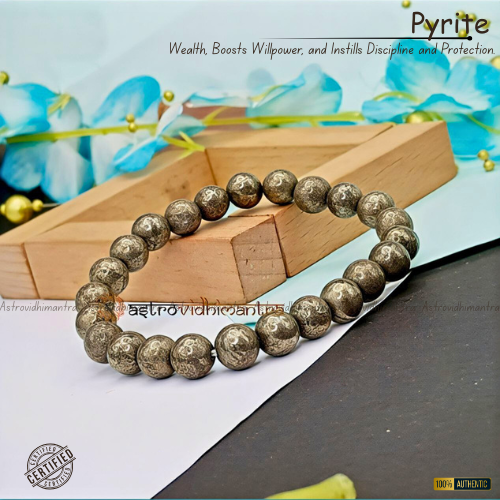 Pyrite Bracelet - Raw Pyrite Unpolished
