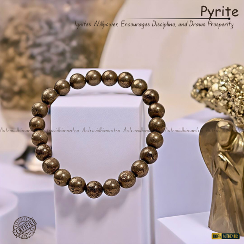 Pyrite Bracelet - Raw Pyrite Unpolished