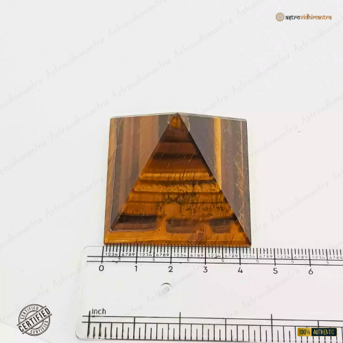 Tiger Eye Pyramid – Enhance Focus, Protection & Positive Energy