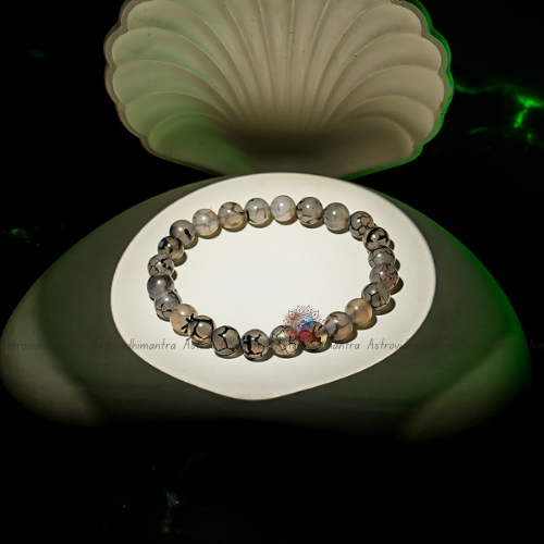 Dragon Veins Agate Bracelet