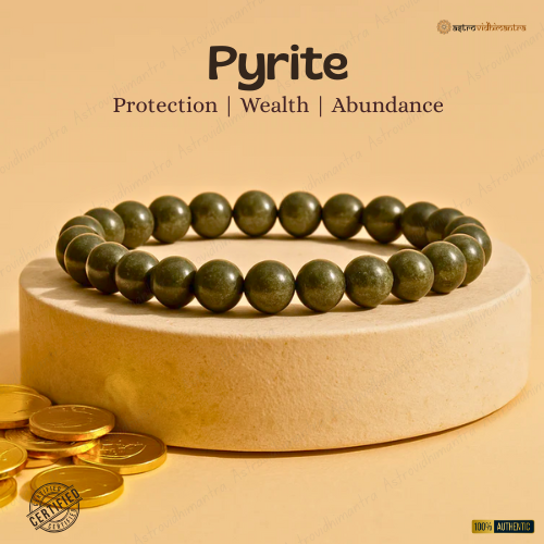 Pyrite Bracelet - Raw Pyrite Unpolished