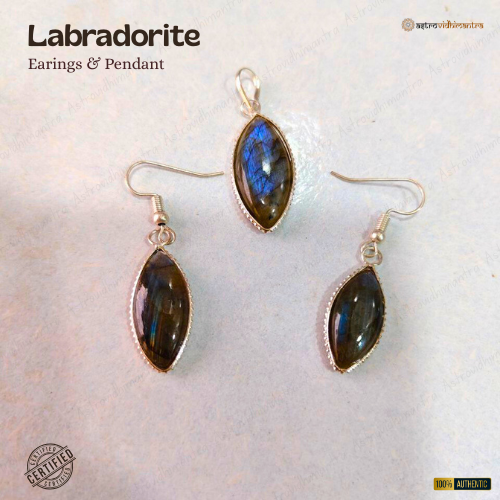Labradorite - Earrings & Pendant
