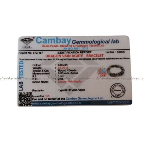 Dragon Veins Agate Bracelet