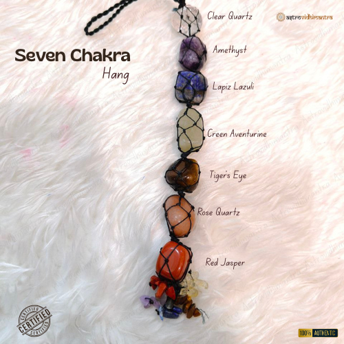 Seven Chakra - Tumble Stone Hangs