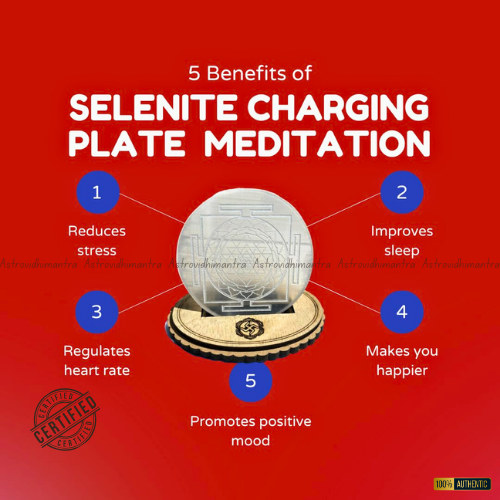 Selenite Plate (Charging Plate)