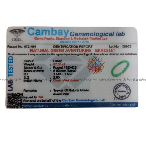 Green Aventurine Bracelet