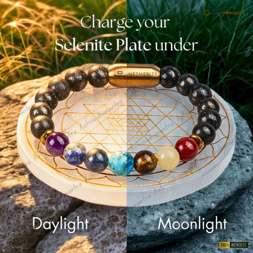 Shree Yantra Selenite Plate