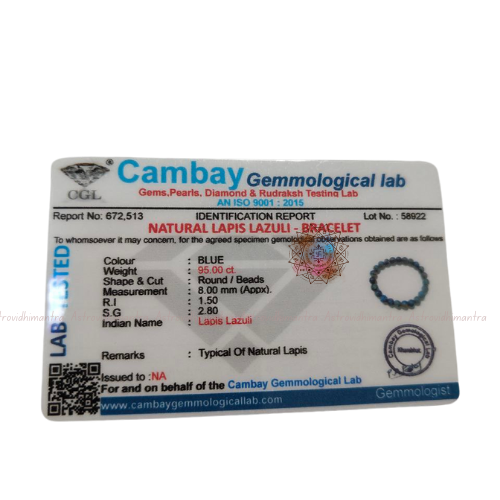Lapiz Lazuli - Lajwart Brecelet